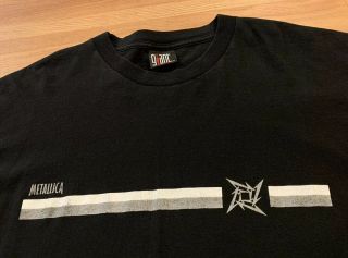 Vintage 90’s Metallica Long Sleeve Shirt XL Tour Concert Star Load Era Giant 2