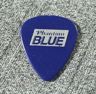 Phantom Blue // Tina Wood 2009 Tour Guitar Pick // Blue/silver The Iron Maidens