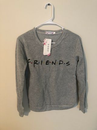 With Tags Friends The Tv Show Sweatshirt Size Small Womens