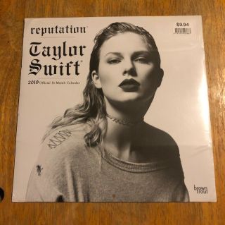 Taylor Swift Reputation 2019 Official 16 Month Calendar