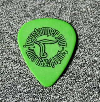 Tantric // Joey Stamper Concert Tour Guitar Pick // Green/black Days Of The