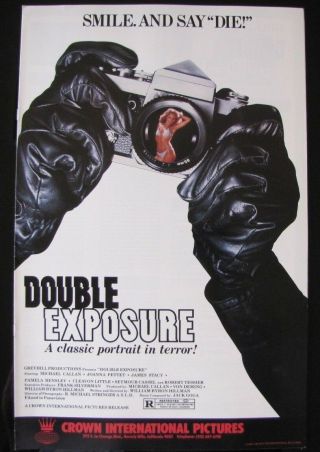 Double Exposure Sexy Photographer Model Joanne Pettet 1982 Movie Pressbook