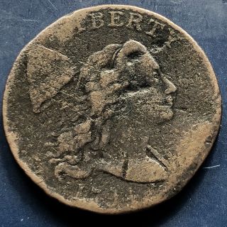 1794 Large Cent Liberty Cap Flowing Hair One Cent Better Grade Rare 9905