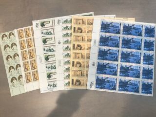 Us 6x Different 8 Cent Full Stamp Sheet Lot Never Hinged Mnh