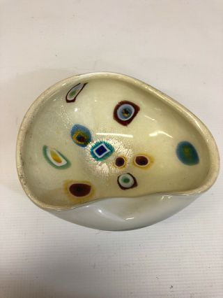 Mid Century Modern Murano ? Art Glass Bowl / Ash Tray