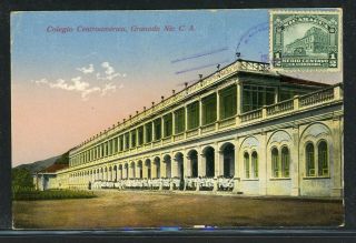 Nicaragua Postal History: Lot 125 1930s Picture Postcard Leon - Belgium $$$
