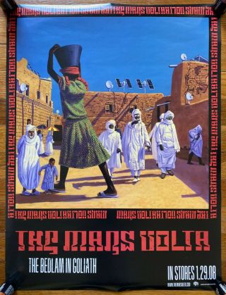 The Mars Volta The Bedlam In Goliath Rare Double Sided Promo Poster 