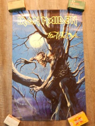 Iron Maiden Fear Of The Dark 1992 Vintage Music Poster