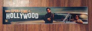 ⭐ Once Upon A Time In.  Hollywood - Movie Theater Poster Mylar Small Version