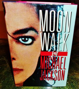 Moonwalk By Michael Jackson Antique 1988 Hc Dj Book