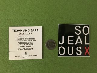Tegan And Sara So Jealous Promo Sticker