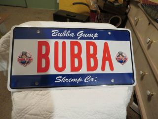Bubba Gump Shrimp Co License Plate Sign
