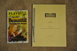 - Broadway Musical - Signed Playbill,  Script - Carole King