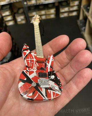 EVH Frankenstein Mini Guitar Ornament,  Eddie Van Halen Christmas Tree 3