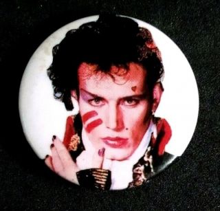Adam And The Ants 1981 Prince Charming Tour Album Pinback Button Pin