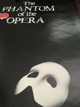 PHANTOM OF THE OPERA 1988 Poster The Really Useful Group Plc 2