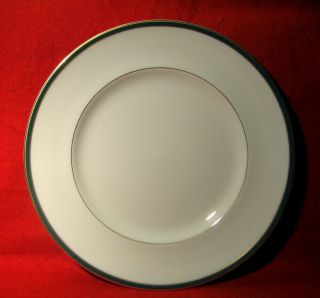 Royal Doulton " Oxford Green " Dinner Plate T.  C.  1191 Gold Trim