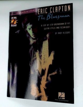 Eric Clapton The Bluesman Sheet Music Paperback With Cd 1998 - S95