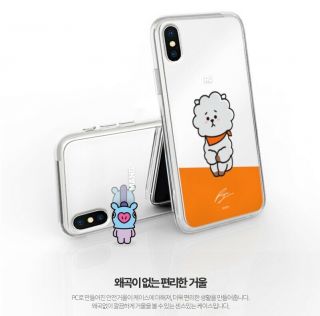 Official BT21 Mirror Jelly Phone Case Cover For iPhone 100 Authentic,  Gift 2