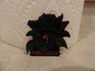 Thin Lizzy - Rare " Black Rose " Promo Cardboard Badge 1979