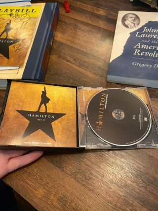 Hamilton Bundle The Album,  A Signed Playbill,  Hamilton; The Revolution,  Extra
