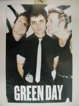 Green Day Poster Greenday Band Shot Commercial
