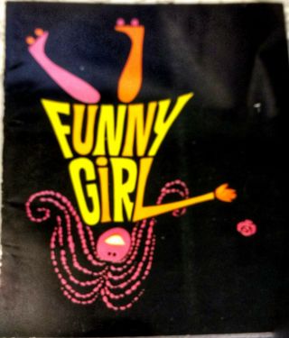 Barbra Streisand " Funny Girl " Souvenir Program 1964 Sydney Chaplin