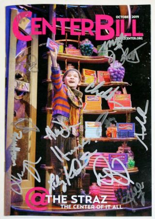 CHARLIE & THE CHOCOLATE FACTORY Tour Cast Signed Playbill & Stage Worn Shoes 2