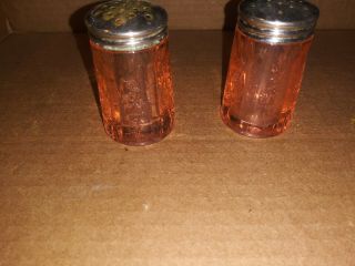 Pink Sharon Cabbage Rose Salt & Pepper Shakers