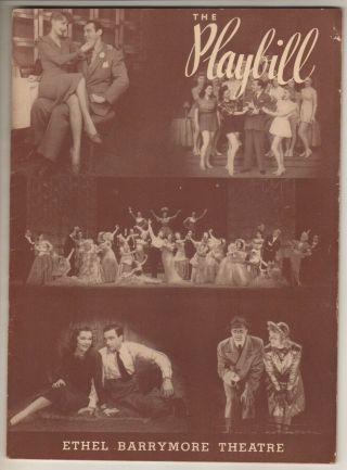 Gene Kelly & Vivienne Segal " Pal Joey " Playbill 1941 Rodgers & Hart