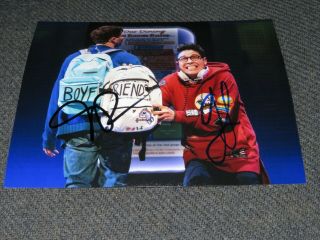 George Salazar Will Roland Dual Be More Chill Signed 8x10 Broadway Photo 2