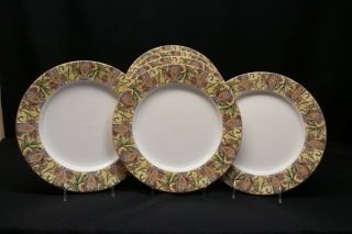 Set Of 6 Royal Doulton Everyday Cinnabar Dinner Plates - 1996 Fine China 11 "