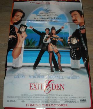 1994 Exit To Eden 1 Sheet Movie Poster Aykroyd Dana Delany Rosie O 