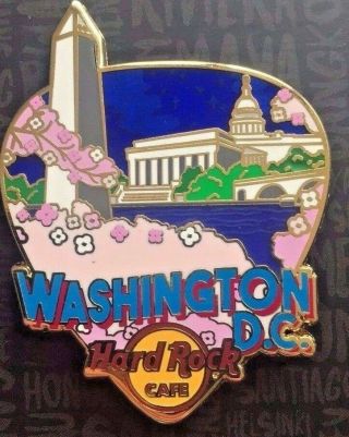 2017 Hard Rock Cafe Washington Dc Monuments Greetings Series Pin