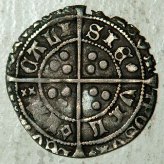 England Henri Vi Silver Groat (or Half Groat?) 1422 - 61 Or 1431 - 33 (calais)