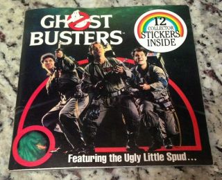 Vintage Ghostbusters Movie Book With 12 Collectible Stickers