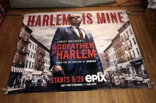 Epix Tv Godfather Of Harlem 5ft Subway Poster Forest Whitaker 2019