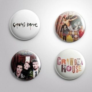 4 Crowed House - Pinbacks Badge Button 25mm 1 .