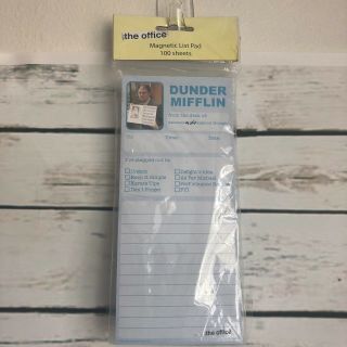 The Office Dunder Mifflin Paper Company Magnetic List Note Pad Dwight Schrute
