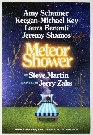 Meteor Shower Full Cast Amy Schumer,  Keegan - Michael Key,  Signed Poster