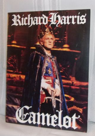 Richard Harris Camelot Theater Program 1984 Signed With Three Autographs