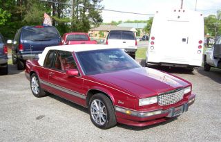 1991 Cadillac Eldorado 85k Premium Asc Coach Roadster Faux Roof Soft Leather