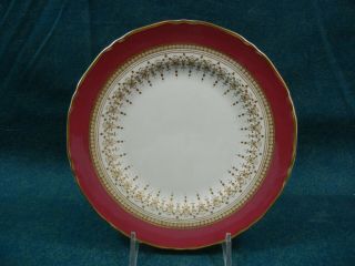 Royal Worcester Regency Ruby Red Bread And Butter Plate (s)
