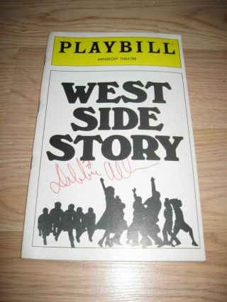 June 1980 West Side Story Playbill Signed By Debbie Allen/free