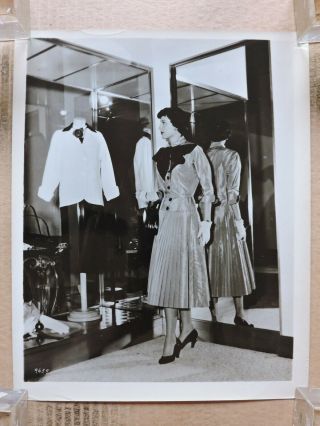 Cyd Charisse Shopping For An Outfit Candid Photo 1950 