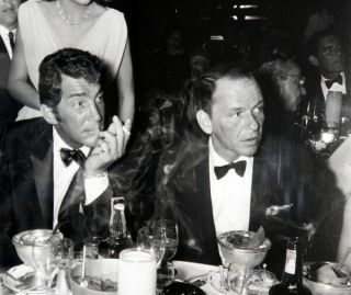 Frank Sinatra And Dean Martin Unsigned Photograph - L3688 - In The 1960 