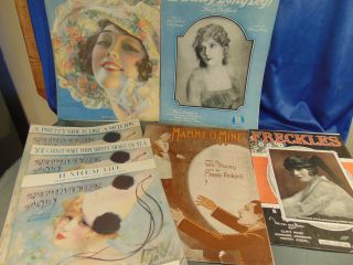 Antique Sheet Music 1919 Ziegfeld Follies Daddy Longlegs Nora Bayes Signed Music