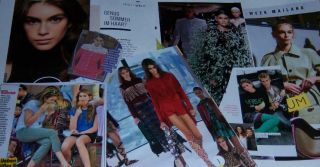 Kaia Gerber 45 Pc German Clippings Full Pages Cover Cindy Crawford