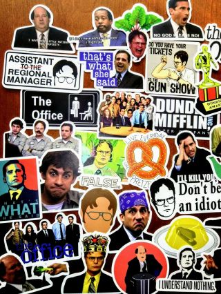 40,  Sticker,  Decals,  The Office,  Tv Show,  Comedy,  Vinyl,  That 