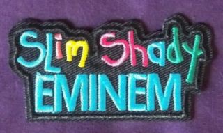 Eminem Patch Slim Shady Embroidered Hip Hop Rap Diy